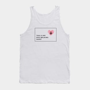 Dog Walking Shirt Tank Top